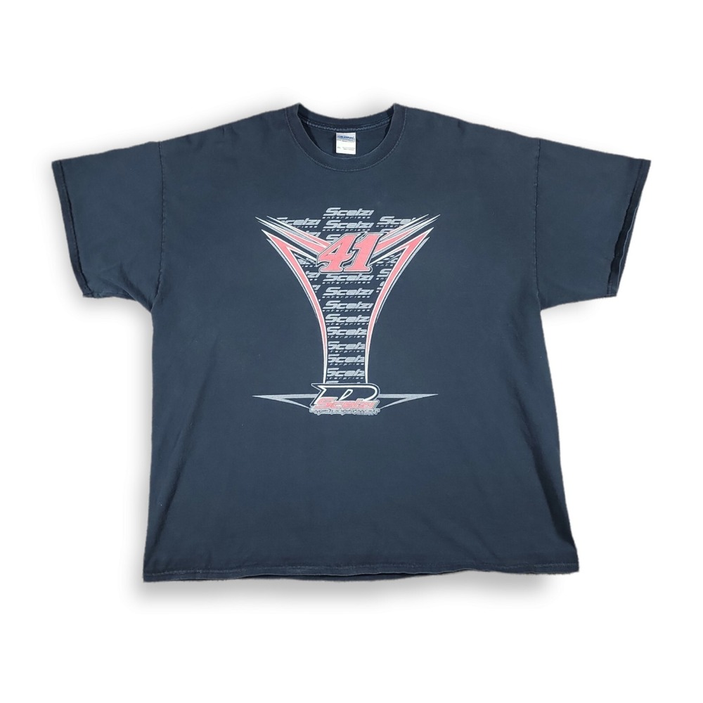 Scelzi 41 THE DOMINATOR Graphic T-Shirt Black Men's Size 2XL